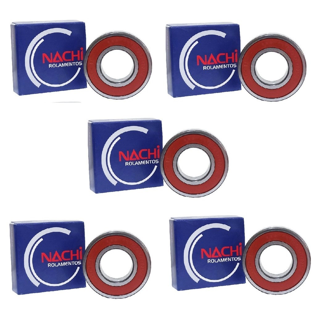 Kit Rolamentos da Roda Cg 160 Titan / Cg 160 Start / Nxr 160 Bros Nachi em Oferta na Shopee