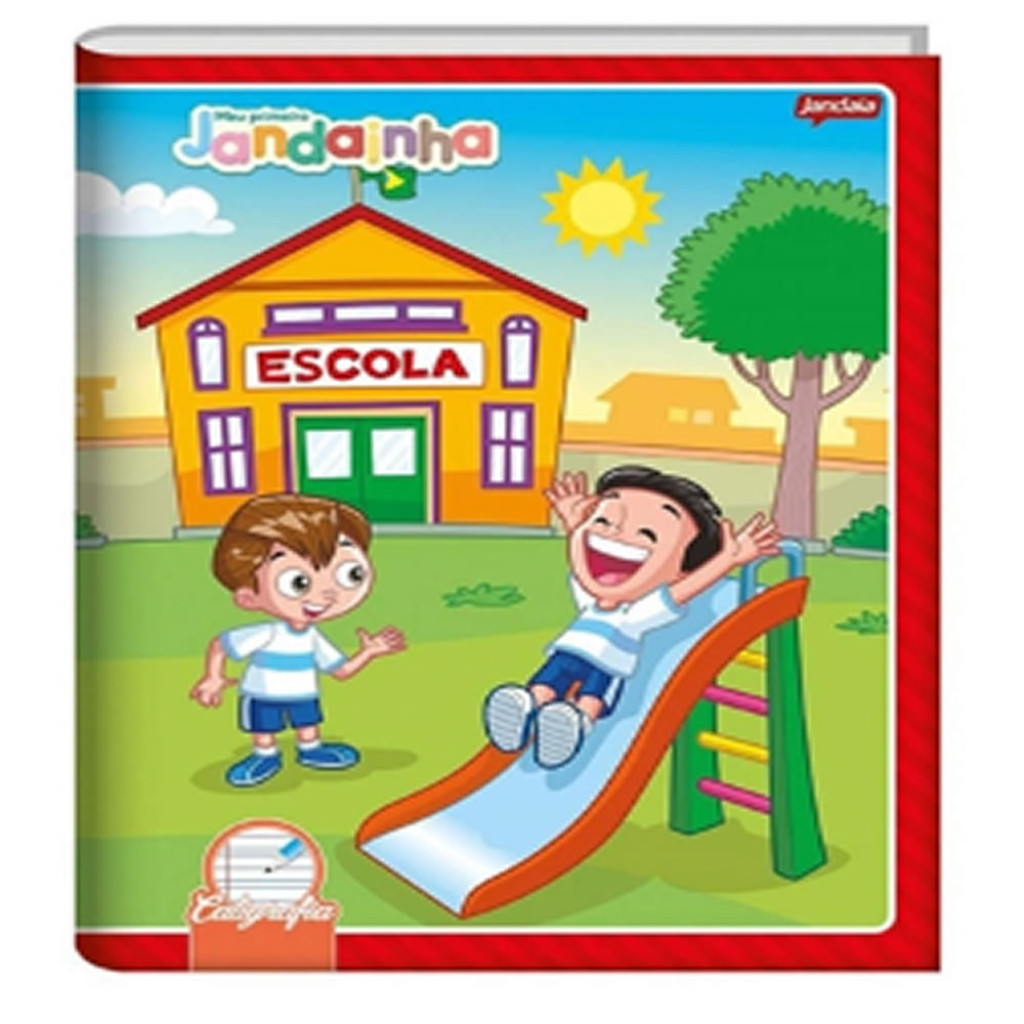 CADERNO BROCHURA 190X248MM CD CALIGRAFIA 40FLS  MEU PRIMEIRO JANDAINHA FSC   JANDAIA   58357 77