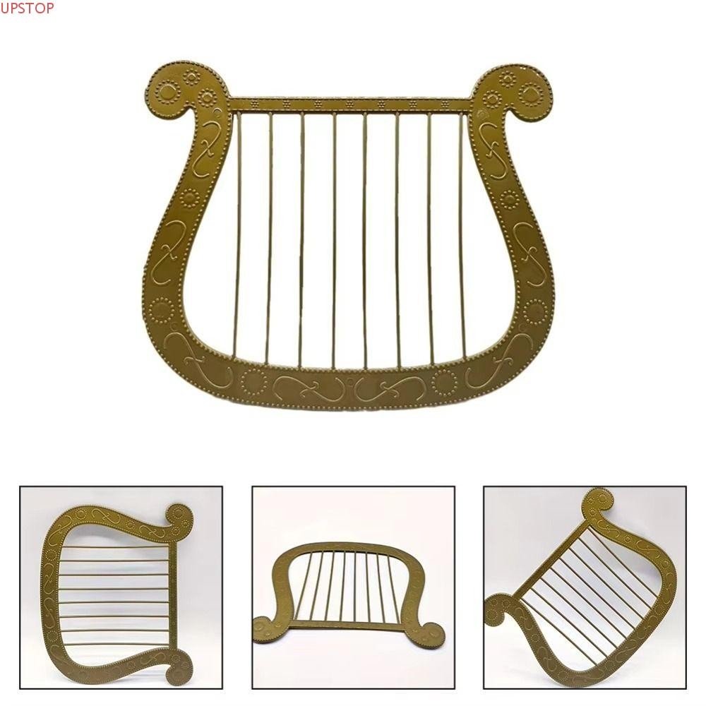 Harpa De Simulação UPSTOP , Instrumento Simulado Prático De Plástico , Mini Acessórios De Festa Com Tema De Anjo , Model