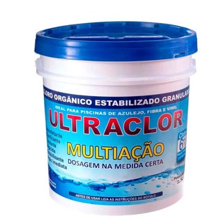 Cloro Ultraclor Multiação 6 Em 1 - 2,5kg em Oferta na Shopee