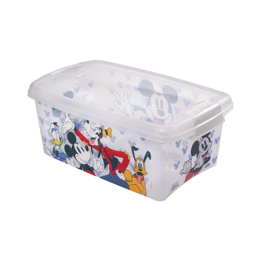 Caixa Mickey com Travas Organizadora Multiuso 3,4 L Plasútil em Oferta na Shopee
