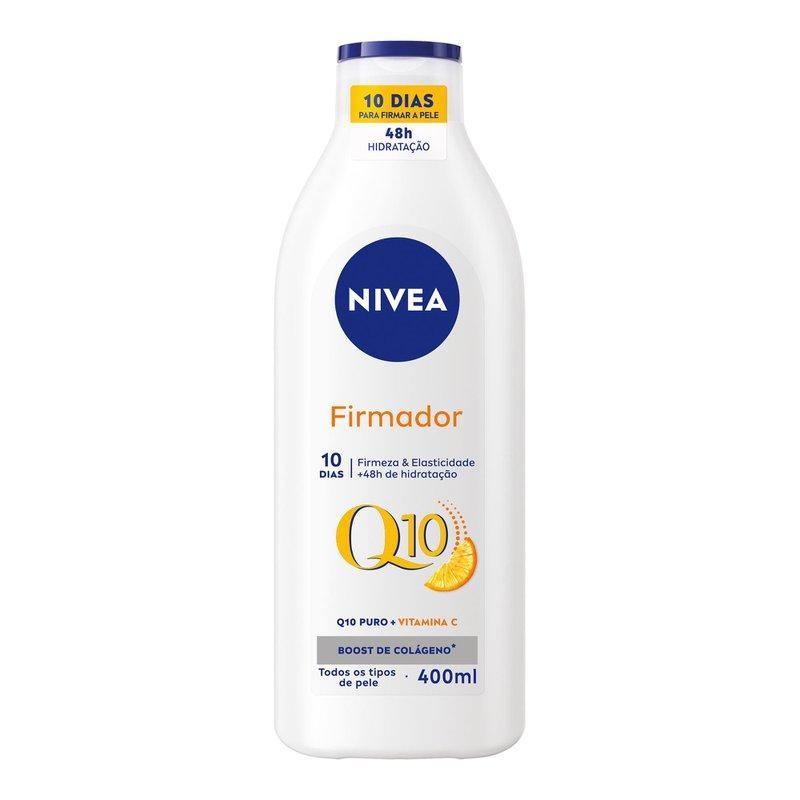 Loção Hidratante Corporal Nivea Firmador Q10 + Vitamina C 400ml em Oferta na Shopee