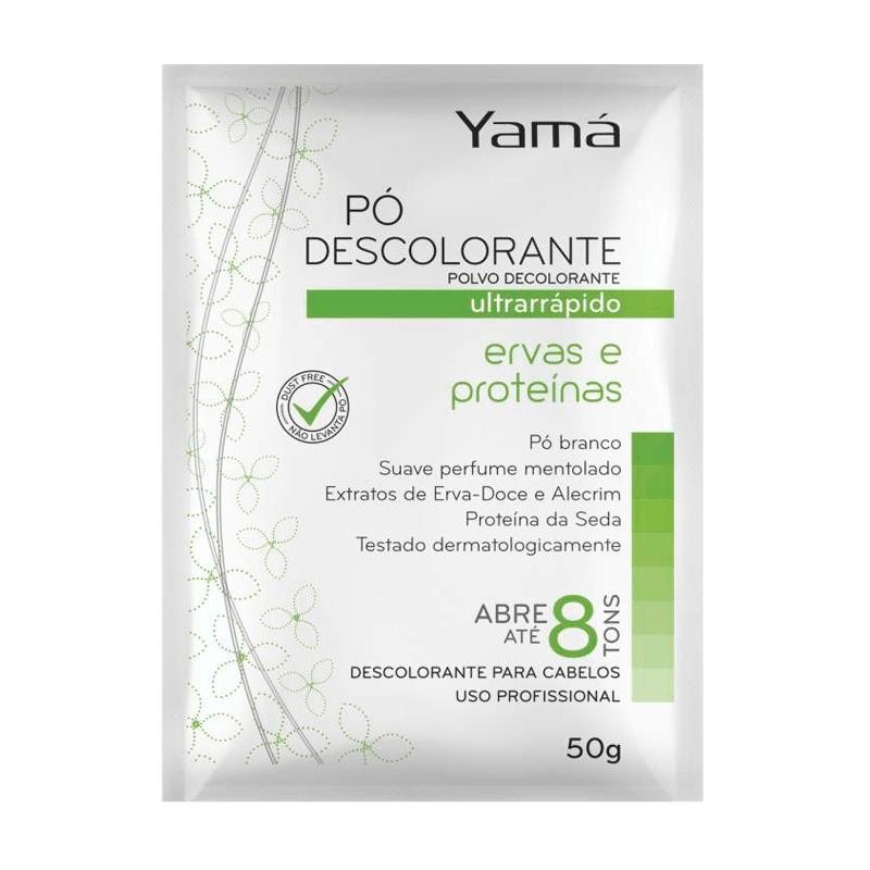 pó descolorante YAMA - ervas e proteínas 50g