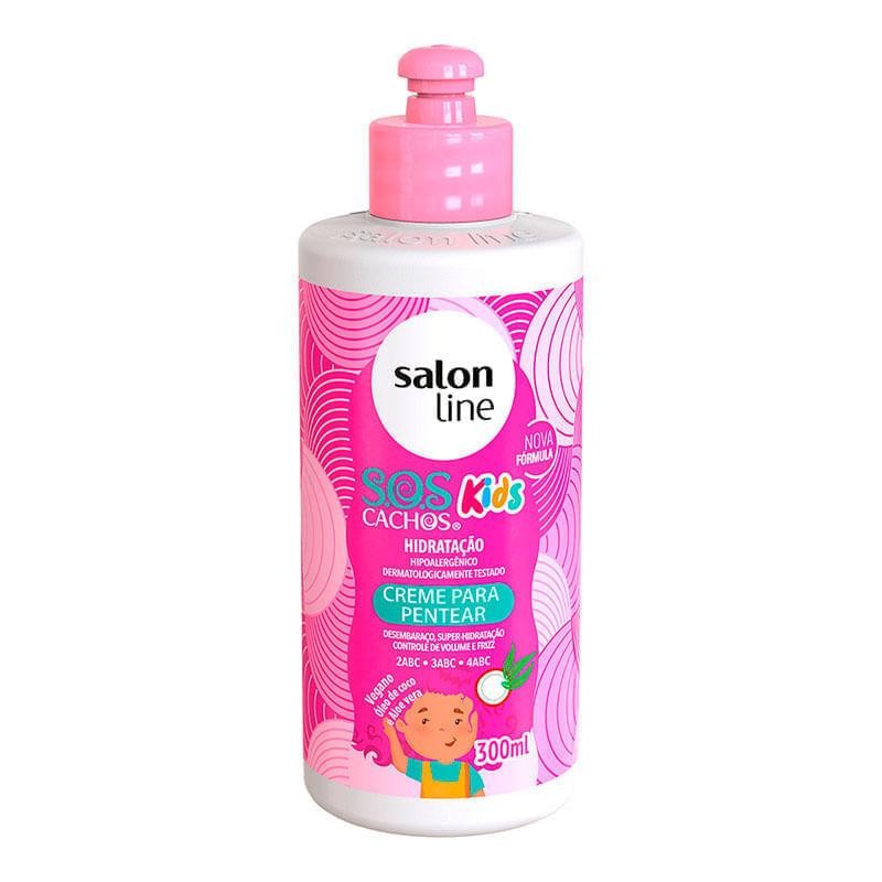 Creme para Pentear Salon Line S.O.S Cachos Kids Hidratação 300ml - Mom & Baby