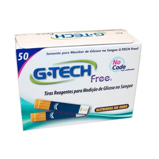 Tiras Reagentes para Medição de Glicose G-Tech Free 1 - 50 Unidades em Oferta na Shopee