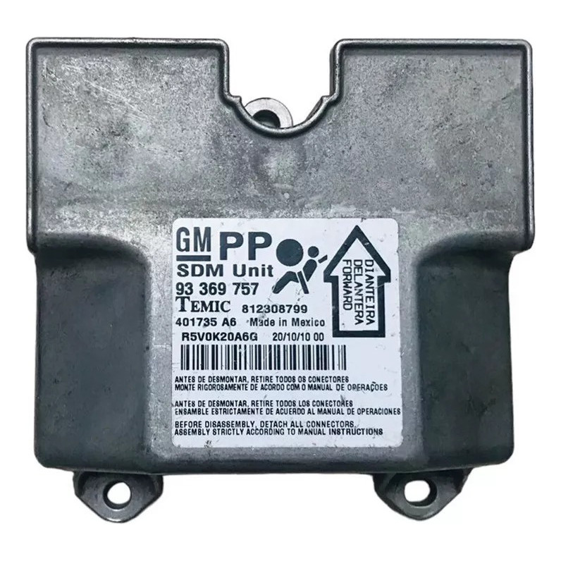 Modulo Central De Air Bag Gm Vectra 06 07 08 09 010 011 93369757