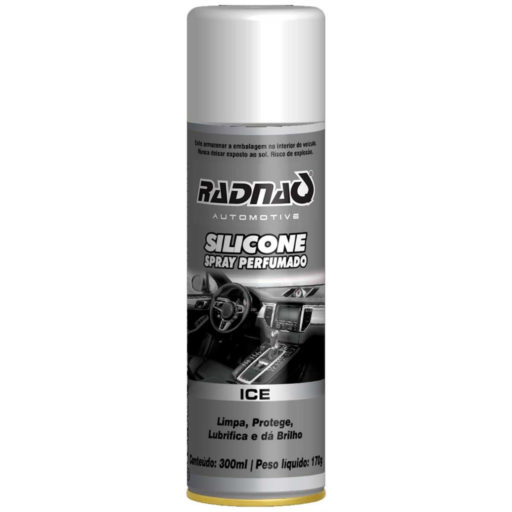 Silicone Aerossol Perfumado Ice Radnaq 300ml RQ6233