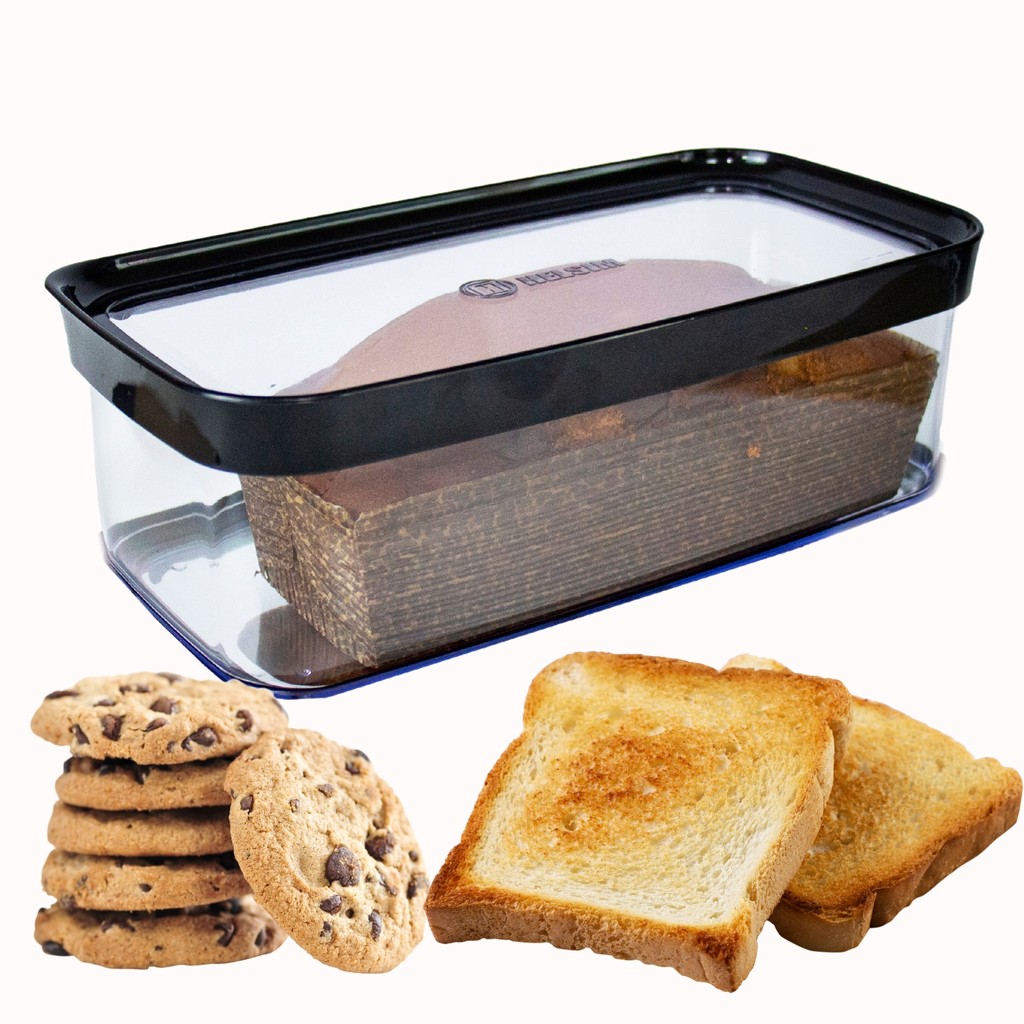 Pote Porta Bolo Pão Biscoito Torradas Bolachas Acrílico Hermético com Tampa