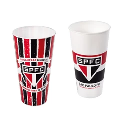 Copo de Plastico 700ml São Paulo - Oficial Plasutil