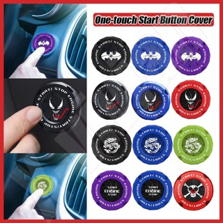 Tampa Do Botão De Partida Motor Carro Bat Design Ignição Capa Anti-Risco Push Start Elegante Acessórios cupionbr em Oferta na Shopee