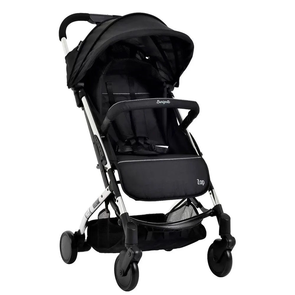 Carrinho de Bebê ZAP Metal Prata Burigotto Compacto Dobrável em Oferta na Shopee