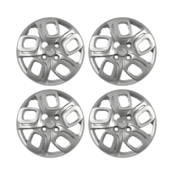 Calota Aro 14" Prata Mod Fiat Uno Way 2015 / 2016 (Jogo c/ 4 Calotas) Grid - 223CB-PTA-E