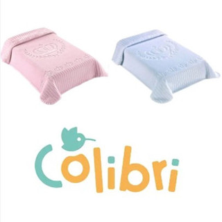 Cobertor de Bebe em Alto Relevo Colibri Linha Exclusive Hipoalérgico 80X1,10m em Oferta na Shopee