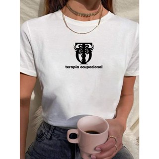 Camiseta T Shirt Feminina Terapia Ocupacional Profissao TO 100% Algodão Premium em Oferta na Shopee