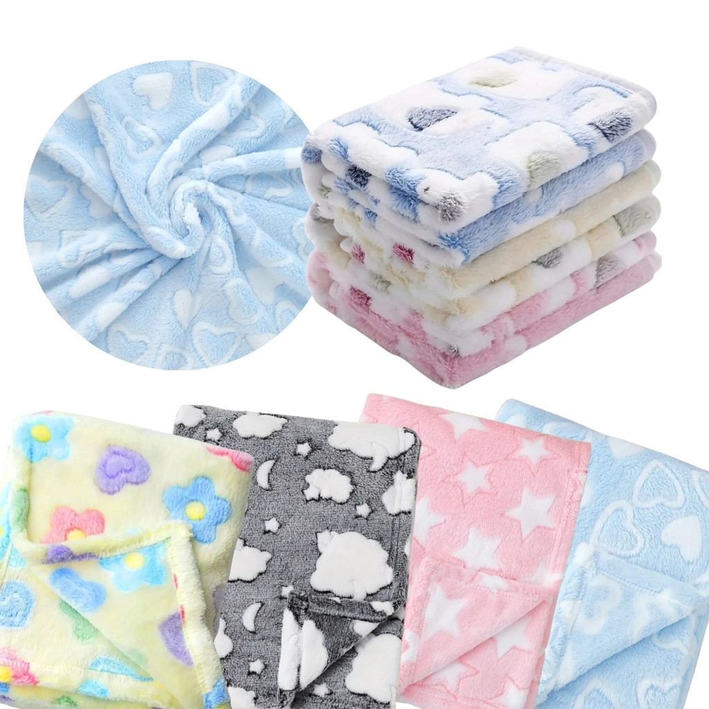 Kit 2 Peças Manta Infantil Soft Microfibra Bebe Estampado Menino/Menina Unissex Cama Solteiro