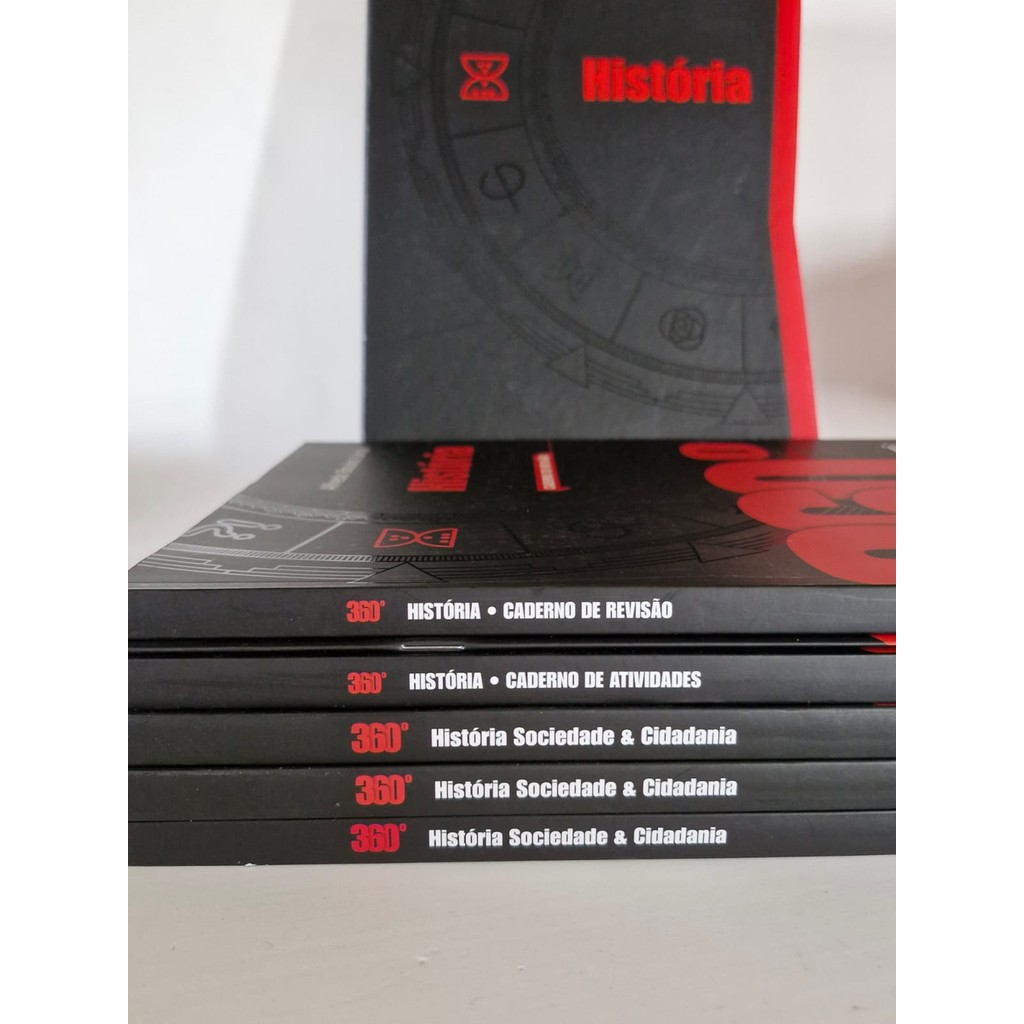 LIVRO, KIT(6), 360° HISTÓRIA, SOCIEDADE E CIDADANIA, BOX COMPLETO, FTD,