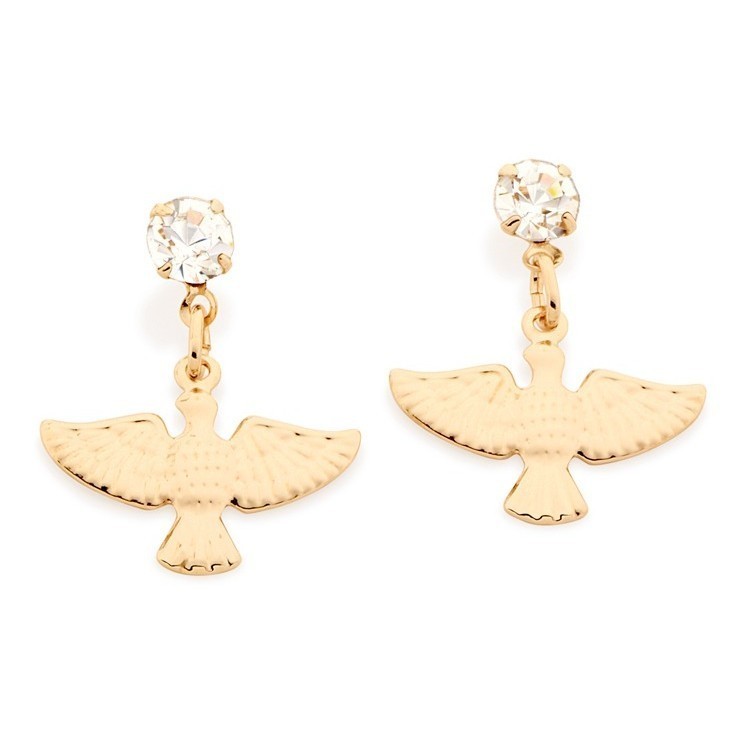 Brinco Base Cristal Com Espirito Santo Rommanel 525252 em Oferta na Shopee