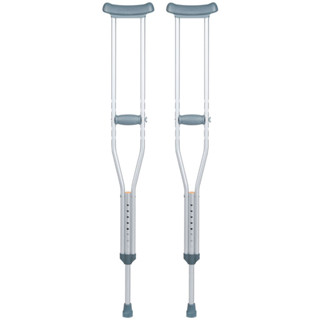Par Muletas Axilar Ergonômica Ajustável P/ Movimentos Supermedy
