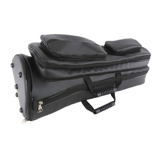 Capa Bag Trombone Longo Couro Sintético Pelúcia - Preto