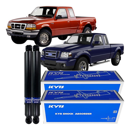 Par Amortecedor Traseiro Ford Ranger 4x2 4x4 1997 Á 2012 em Oferta na Shopee