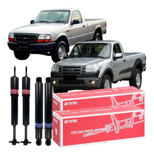 Kit Amortecedor Original Kayaba Ford Ranger 2.3 1998 2011 em Oferta na Shopee