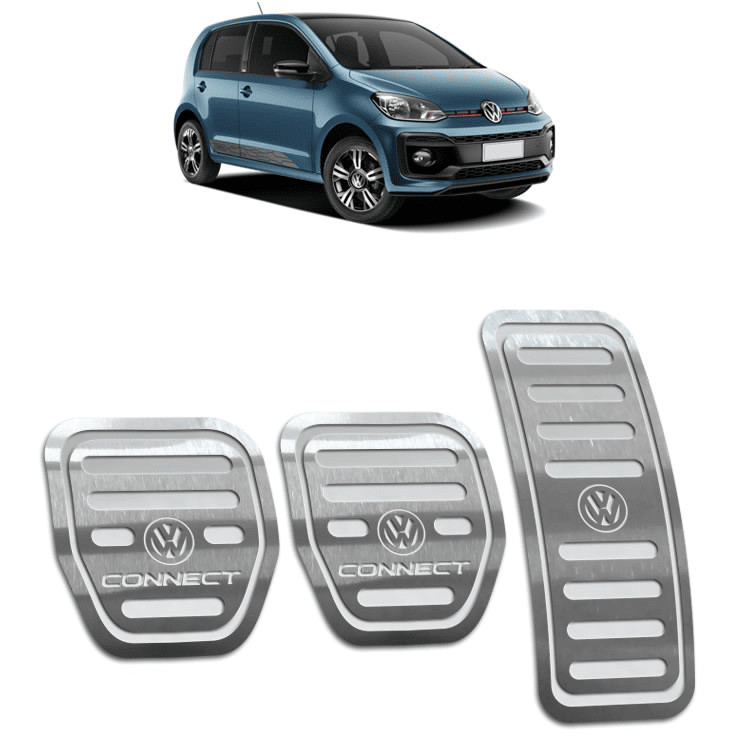 Pedaleira Up Connect 14/.. Manual Aço Inox - Não fura o pedal em Oferta na Shopee