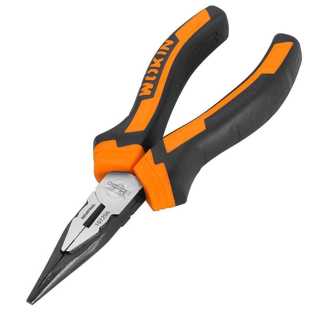 Alicate Bico Longo Corte Dobra Segura Diagonal Uso Geral 6Pol. Aço Cr-V Cromo Vanádio 160mm - WOKIN em Oferta na Shopee