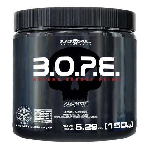 Pré Treino Bope 150g - Black Skull