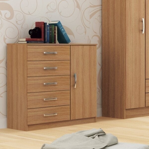 Cômoda Sapateira 1 Porta 5 Gavetas Zurique  Demolição