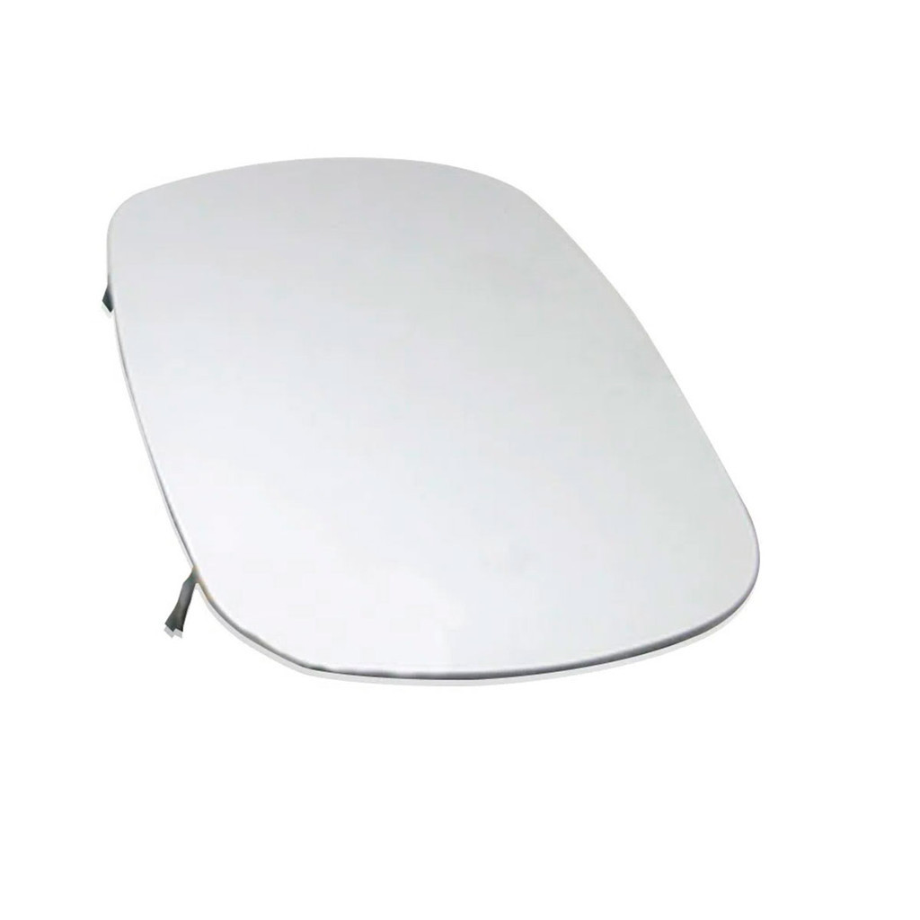 Lente do Espelho Retrovisor com Base Metagal - Polo 2002 2003 2004 2005 2006 2007 2008 Lado Esquerdo