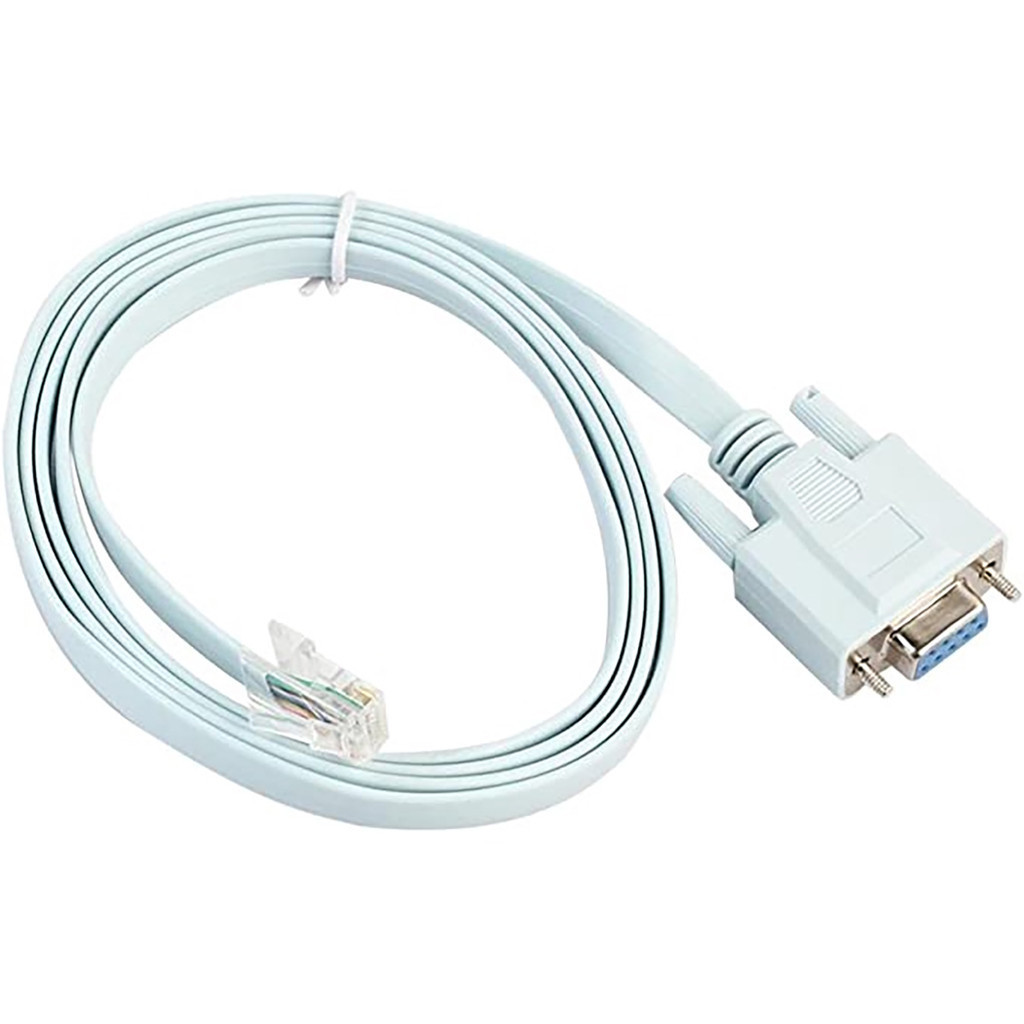 Cabo Console Para Cisco Adaptador Serial Db9 Fêmea X Rj45