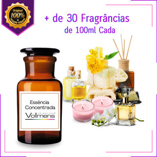 Essências Premium Vollmens a Base de Óleo Para Aromatização Velas Perfumes e Saboaria - Variedade Exclusiva +30 Aromas em Oferta na Shopee
