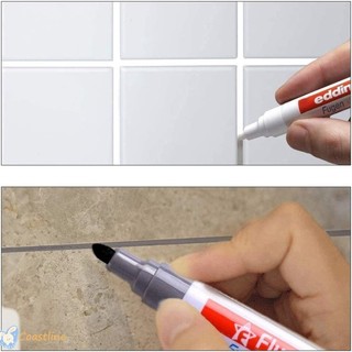 Juntas de azulejo branco impermeável banheiro/porcelana/caneta de parede