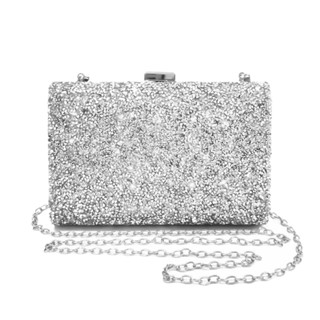 Bolsa Clutch Festa Luxo Feminina com Corrente para Casamentos e Formaturas Y1001 em Oferta na Shopee