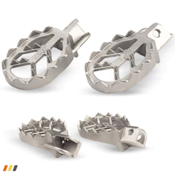 Pedaleira Aço Inox Crf 250f / 230f / 300f Tornado Xr 250 Xre 300 Trilha Amx
