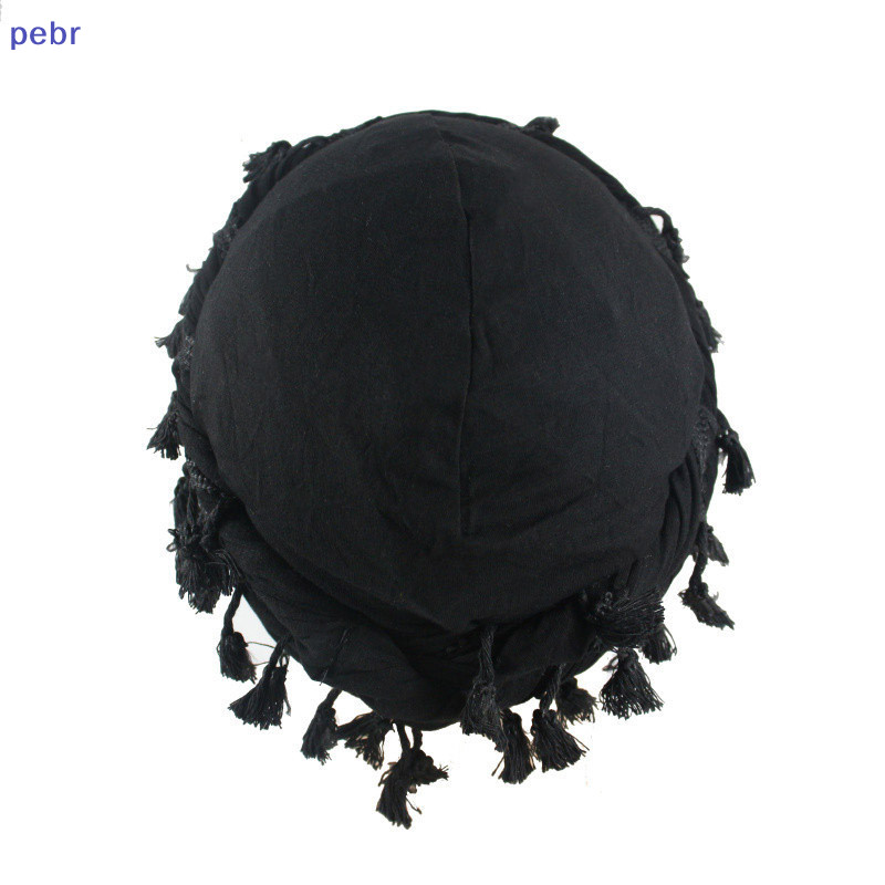 [pebr] Chapéu Masculino Com Acabamento Em Rebarbas , Franja De Cauda Torcida , De Algodão , Turbante , Forro Sa , Gorro 