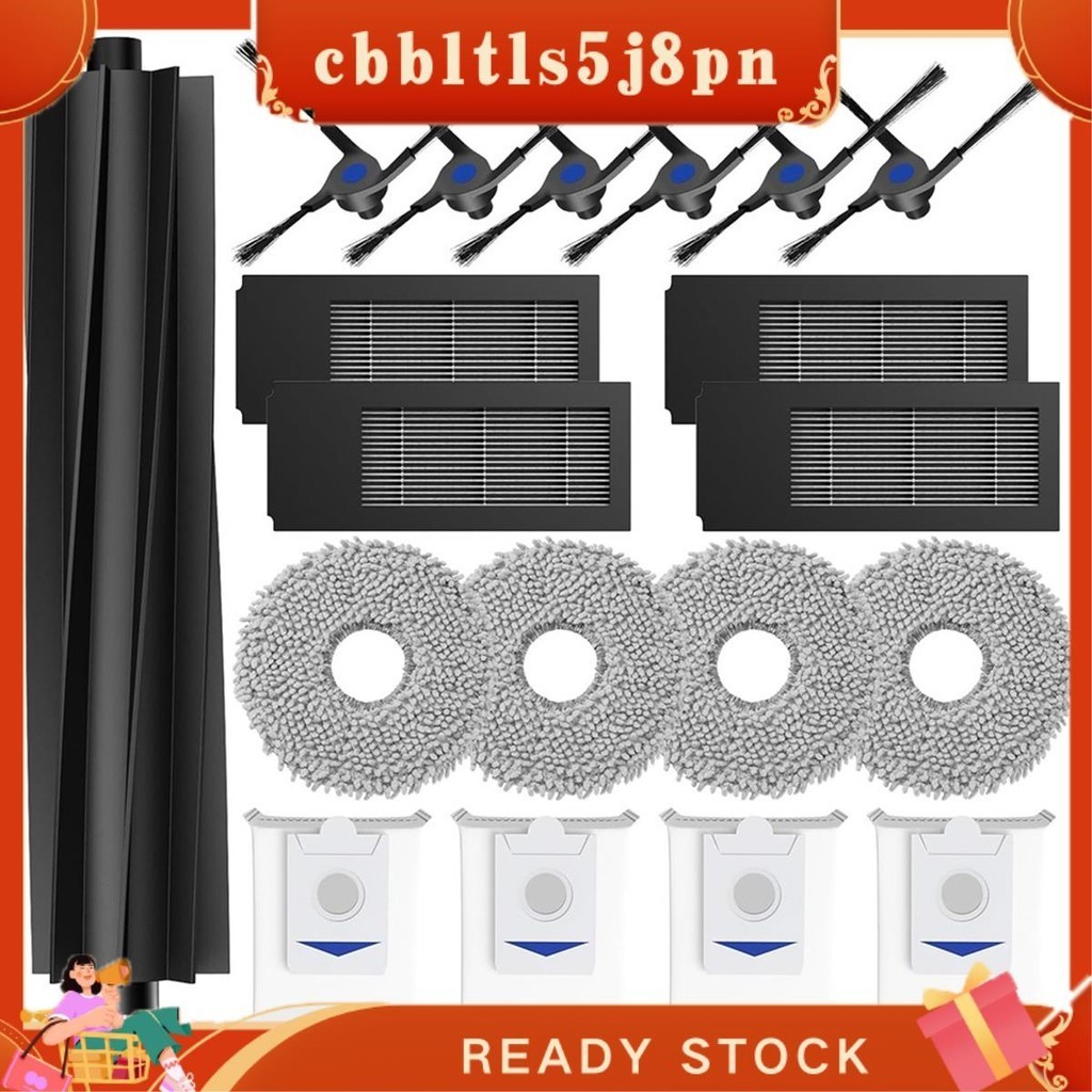 【 Cbbltltls5j8pn 】 For Deebot X2 Omni/X2 Pro Escova Lateral Principal Hepa Filtro Mop Sacos De Pano Acessórios Para Aspiradores De Pó