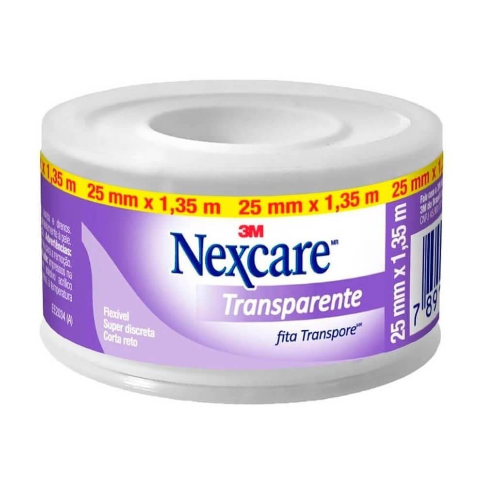 NEXCARE ESPARADRAPO TRANSPARENTE COM 25MM X 1,35M - Health