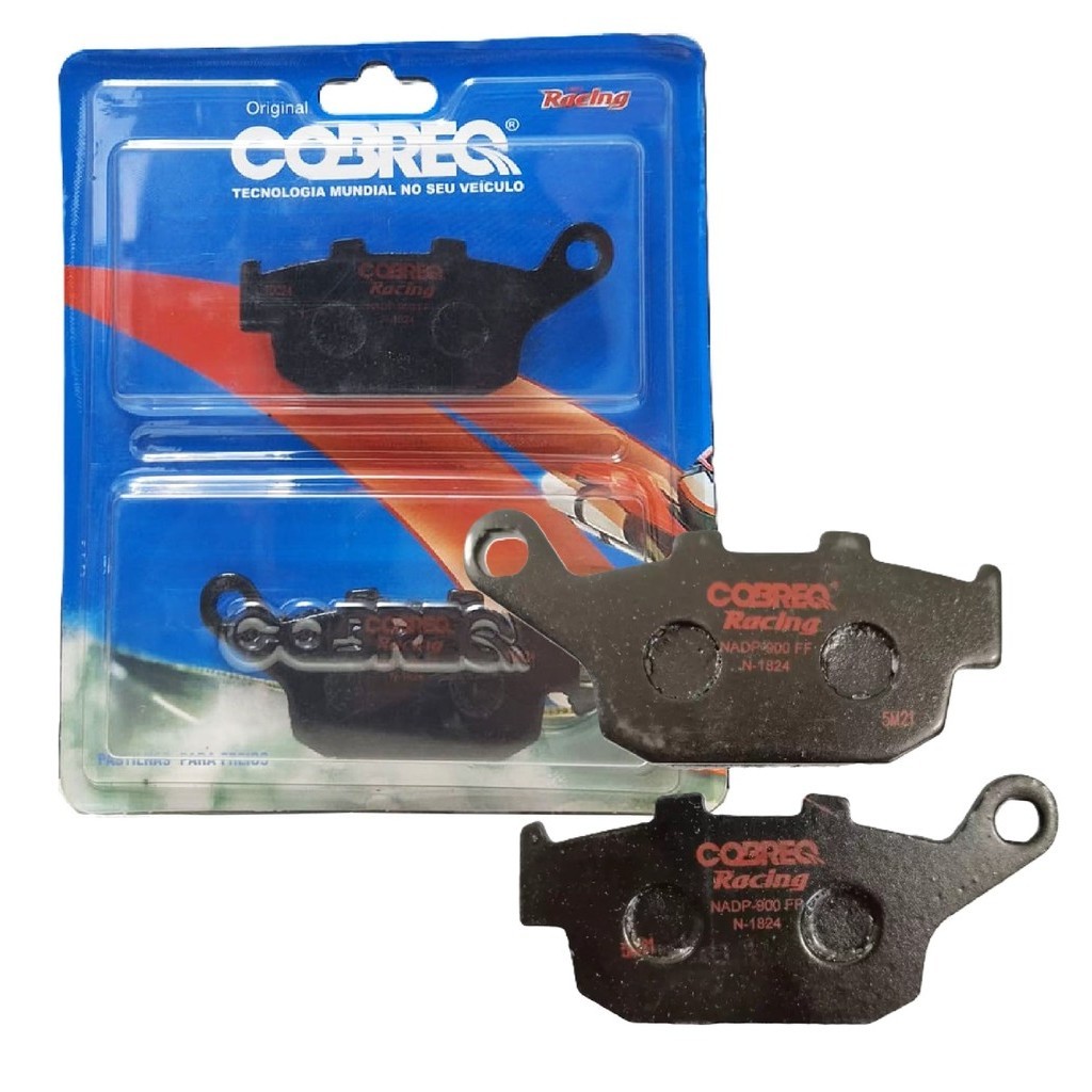Detalhes do Kit Pastilhas de Freio Cb 500x / Nc 750x / Cbr 500 Cobreq Racing