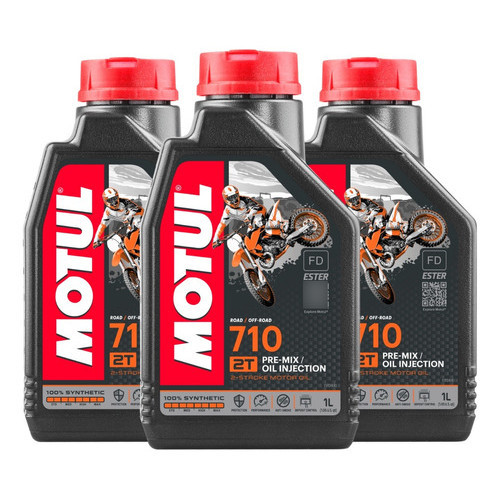 Motul 710 2 Tempos- 3 Três Litros - 100% Sintético