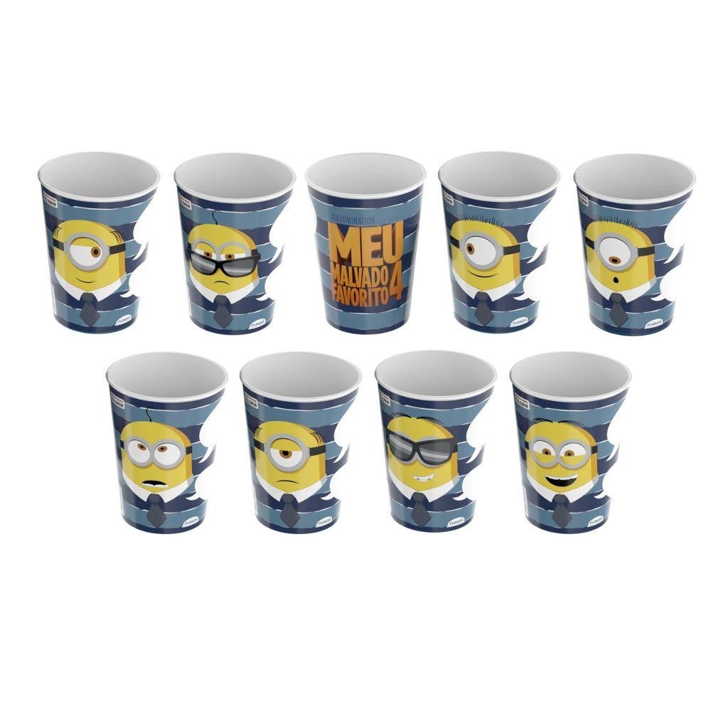 Copo 320 ml Minions Sortido 1 Peça Plasútil em Oferta na Shopee