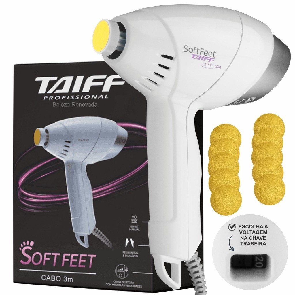 Pedicuro Profissional Eletrico Taiff Soft