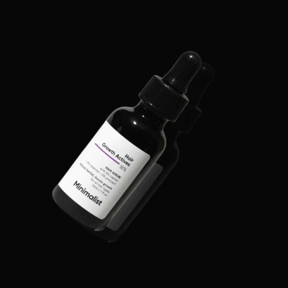 Minimalist Hair Growth Serum | 3% Redensyl, 5% Capixyl, 3% Procapil, 3% Anagain & 4% Baicalip for Hair Fall Control 30ml