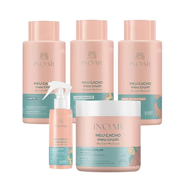 Inoar Meu Cacho Meu Crush Kit 5 Produtos em Oferta na Shopee