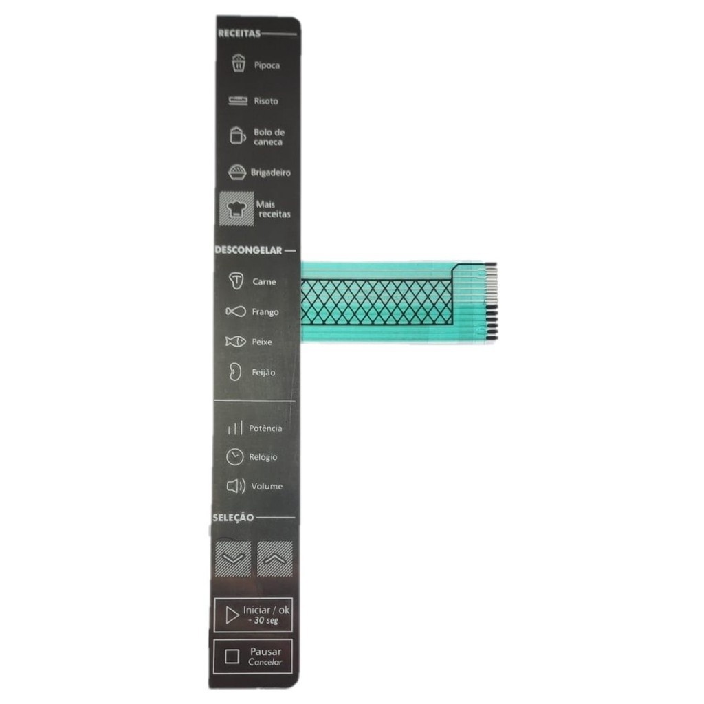 Membrana Microondas Brastemp Bms45 Cr Espelhada