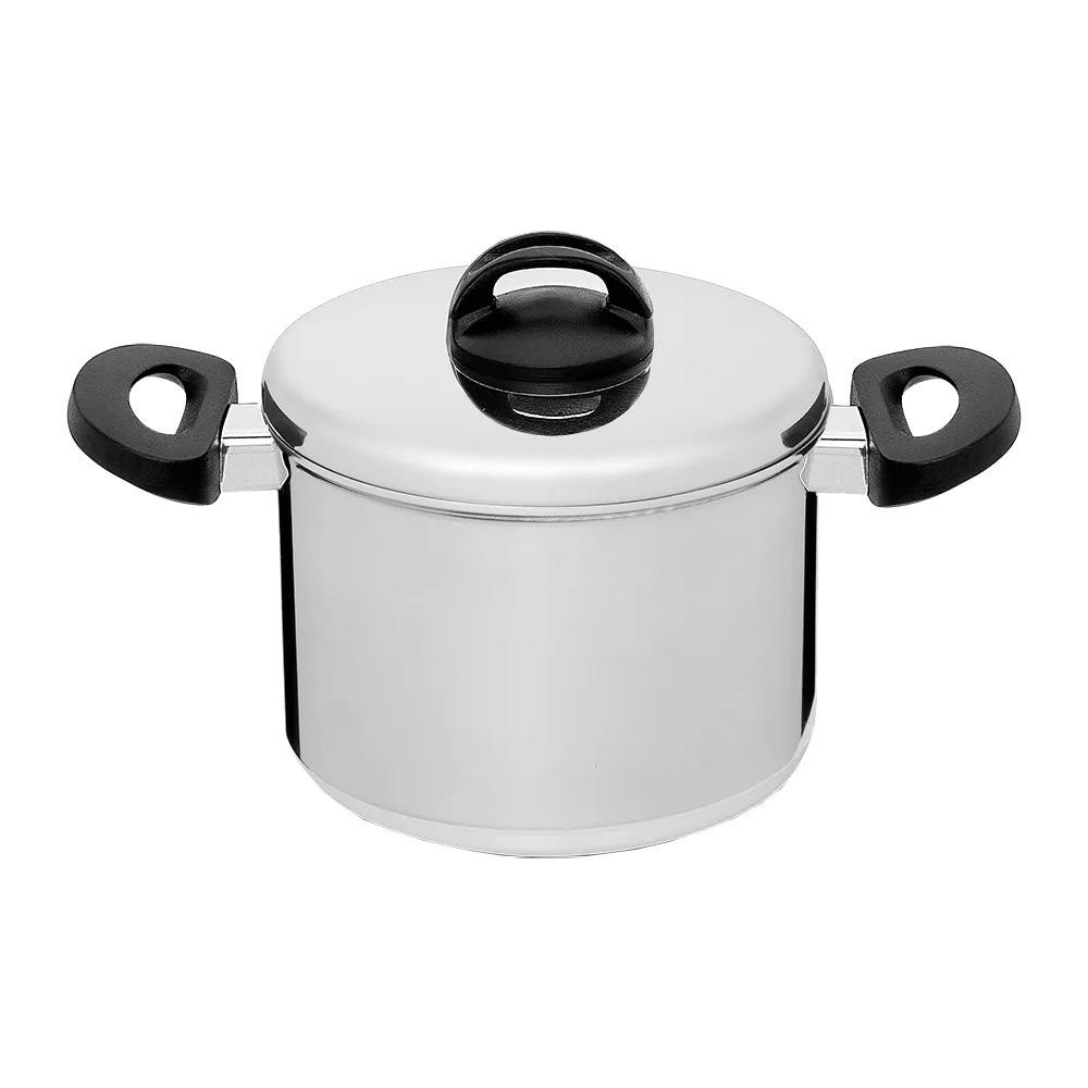 Caldeirão Nigro Criativa 20cm, 4,6 Litros, em Alumínio Polido - 15500 em Oferta na Shopee