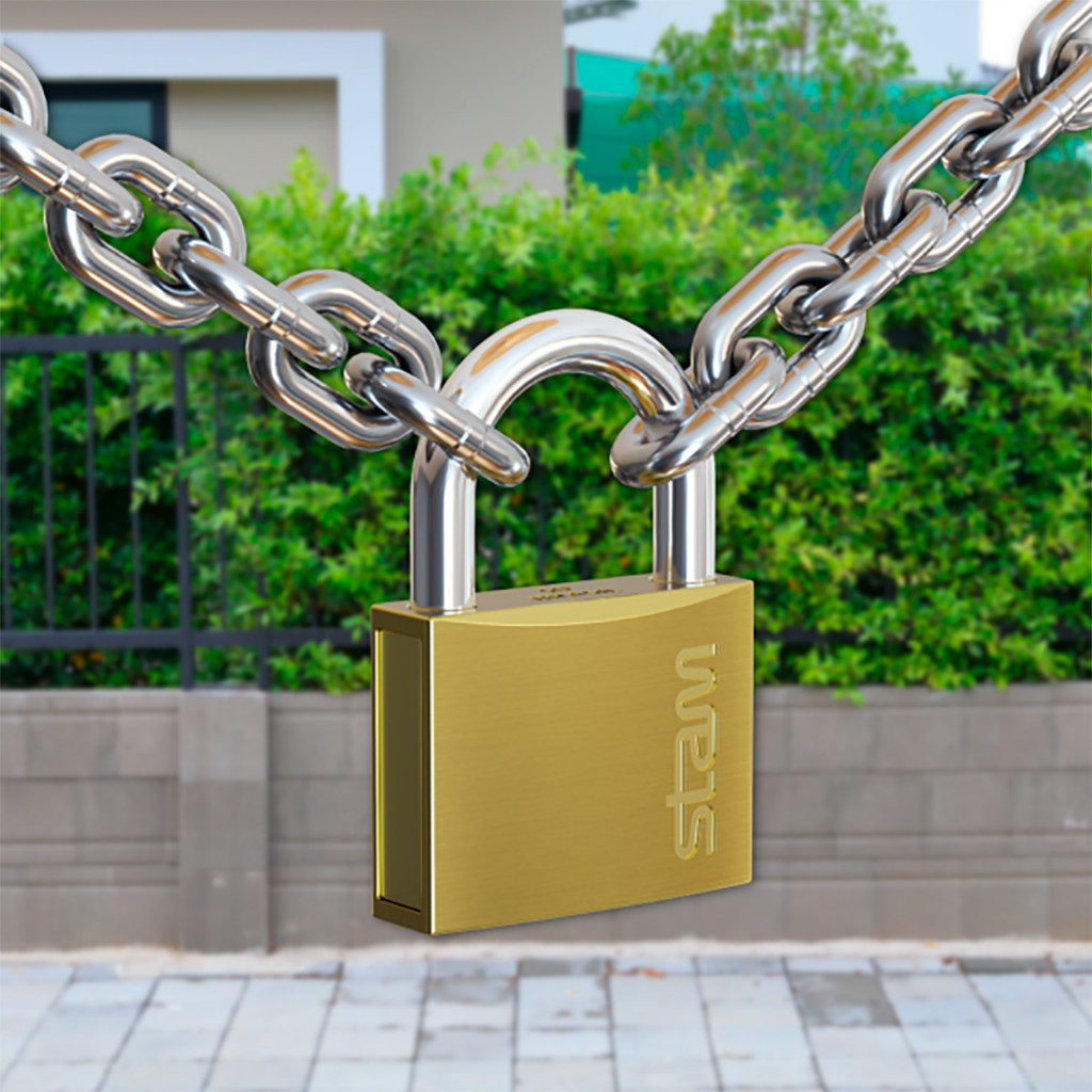 Cadeado Zamac 50mm Stam em Oferta na Shopee