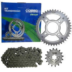 Kit Relação Transmissão Honda Titan Fan Start 150 Cobreq