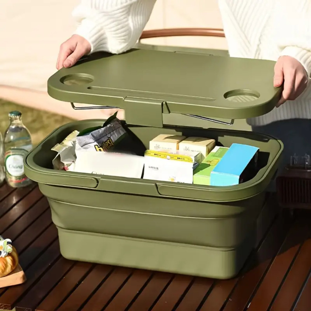 Cesta Térmica Bolsa Piquenique Dobrável Cooler Praia Lanche Camping Piquenique