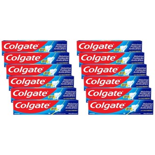 Kit 12 Creme Dental Colgate Anticáries Tamanho Família 180g em Oferta na Shopee